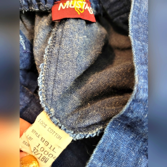 Vintage denim Mustang culottes - Picture 11 of 12